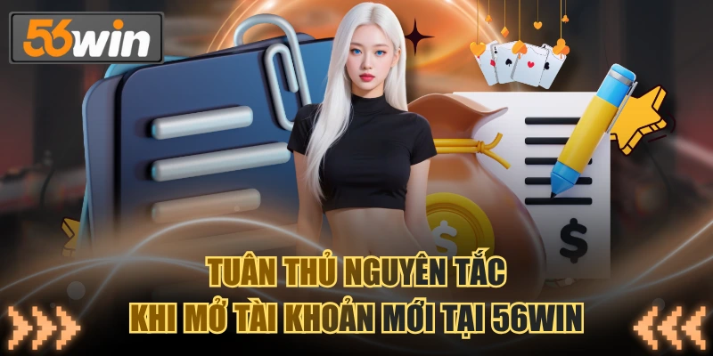 Điều khoản sử dụng trong quá trình tạo account mới