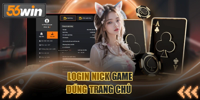 Login nick game đúng trang chủ 